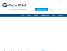 Tablet Screenshot of clintraxglobal.com